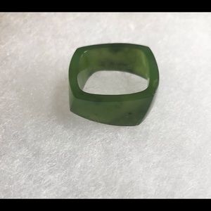 Tiffany & Co. Green Jade Torque Ring